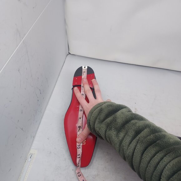 Christian Louboutin MENS Greggy Chick Black Lace Up Patent Dress Shoe - Picture 10 of 10